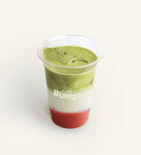 Iced Strawberry Matcha Bisogno